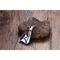 New Style Silver Horn Saxophone Pendant Necklace Jewelry